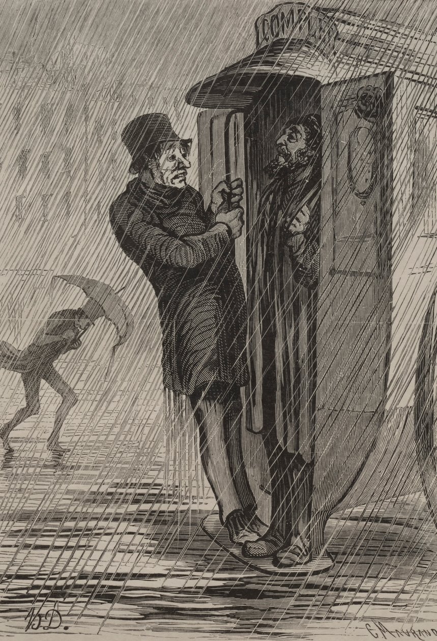 Omnibus: Dolu. by Honoré Daumier