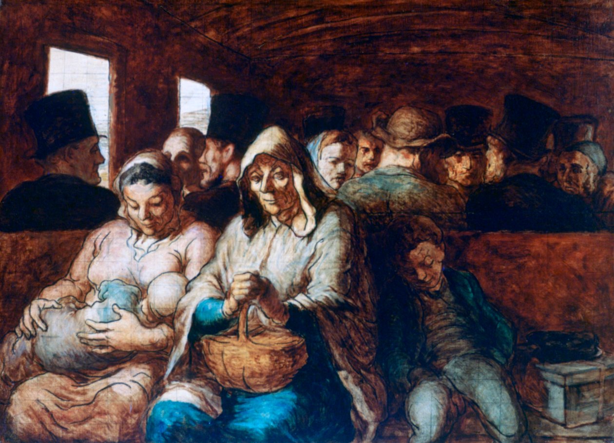 Üçüncü Sınıf Araba, c1863-1865 by Honoré Daumier