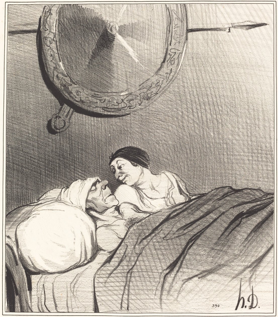 Odysseus ve Penelope by Honoré Daumier