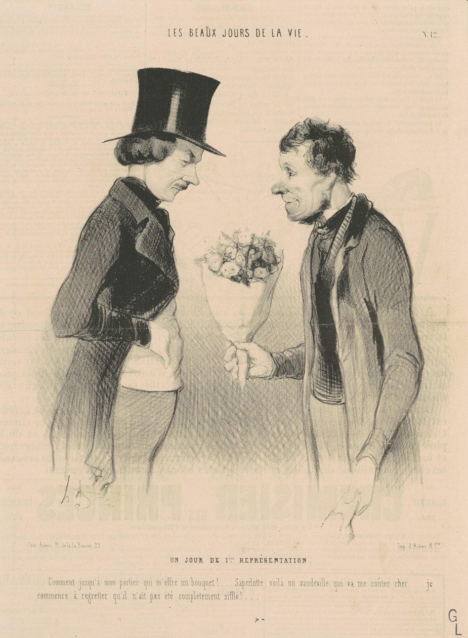1. Performansın Bir Günü by Honoré Daumier