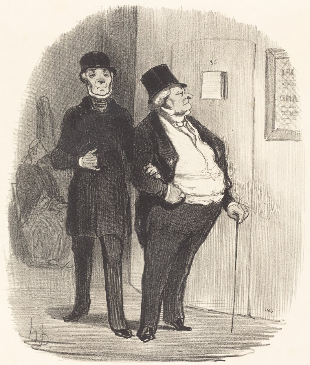 Bir günlük fayda temsili... by Honoré Daumier