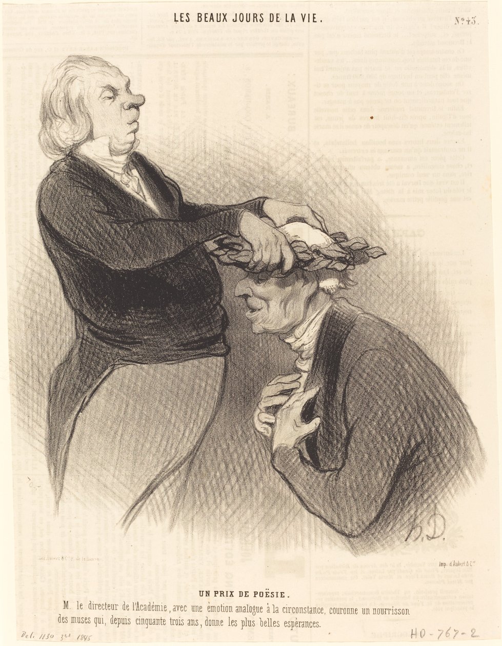 Şiir Ödülü by Honoré Daumier