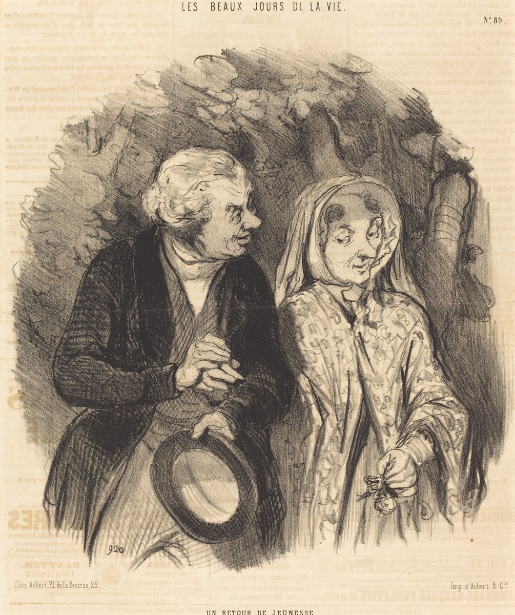 Gençliğe dönüş by Honoré Daumier