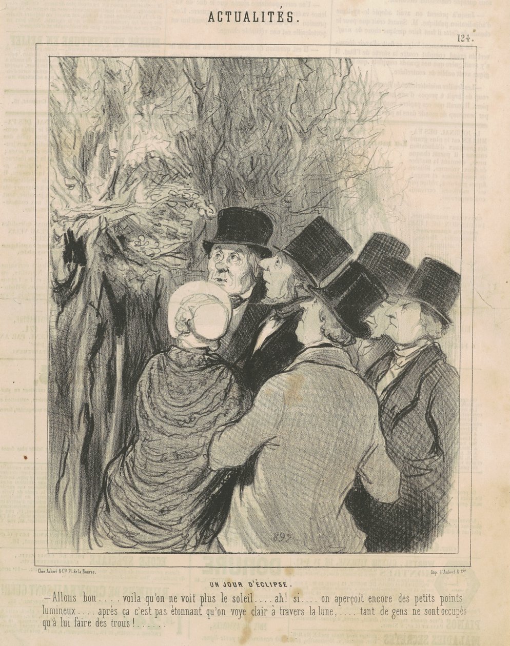 Bir gün tutulmalar by Honoré Daumier