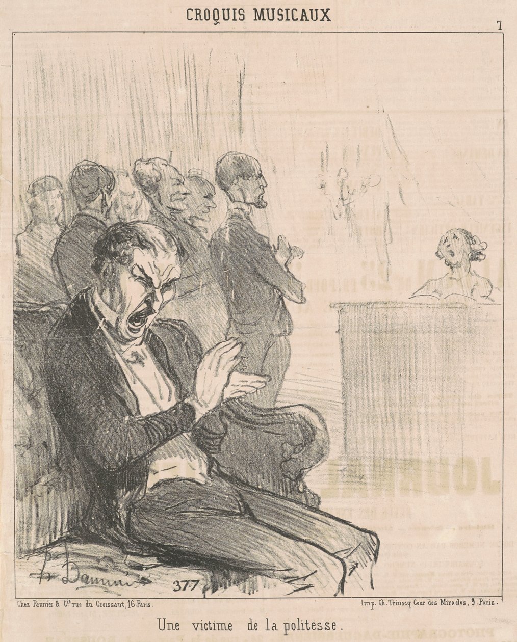 Nezaket kurbanı by Honoré Daumier