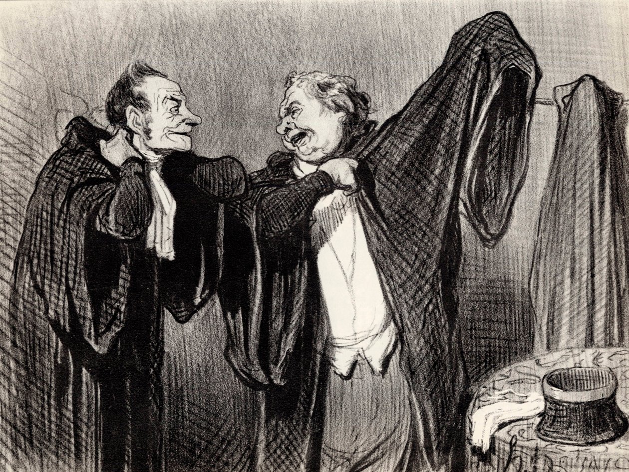 Meslektaşları Altında, 1845-1848. by Honoré Daumier