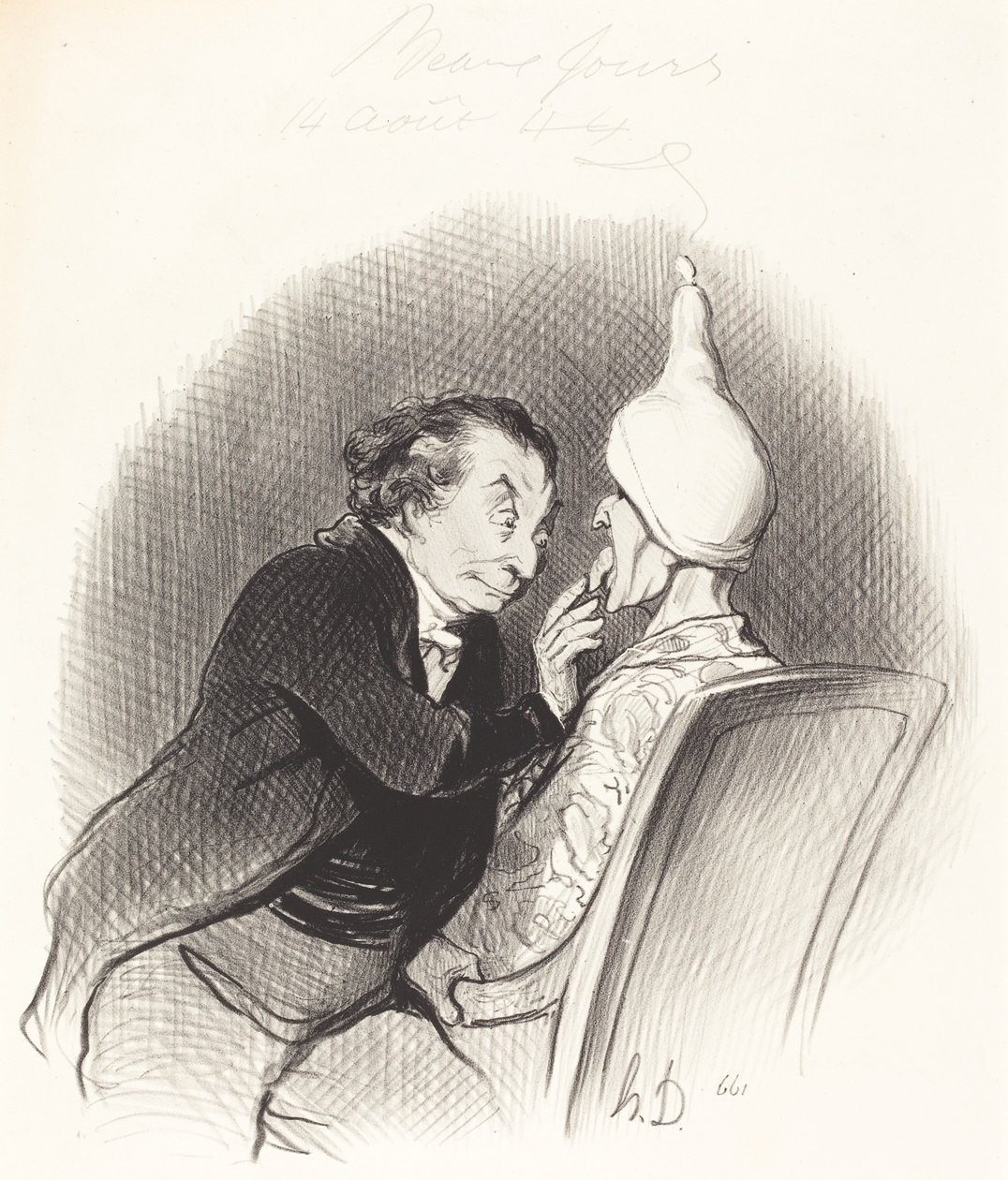 mutlu bir keşif by Honoré Daumier