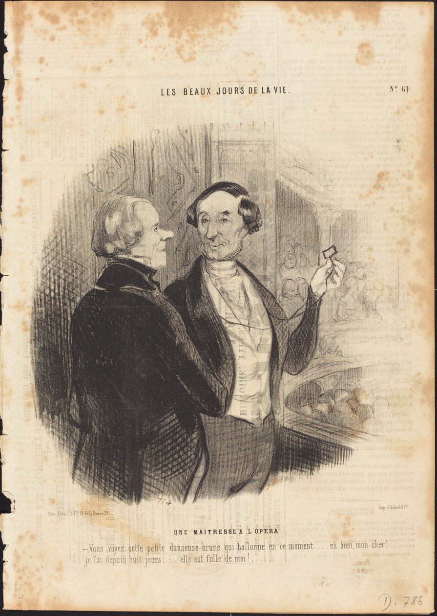 Operada Bir Metres by Honoré Daumier