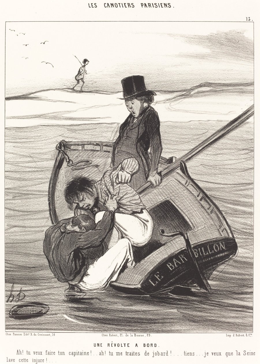 Gemide Bir İsyan by Honoré Daumier