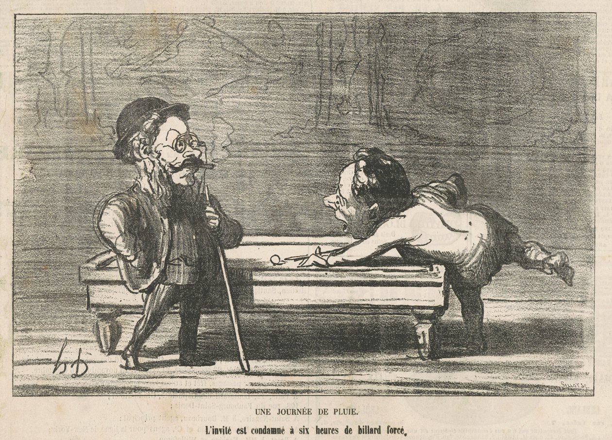 Yağmurlu bir gün by Honoré Daumier