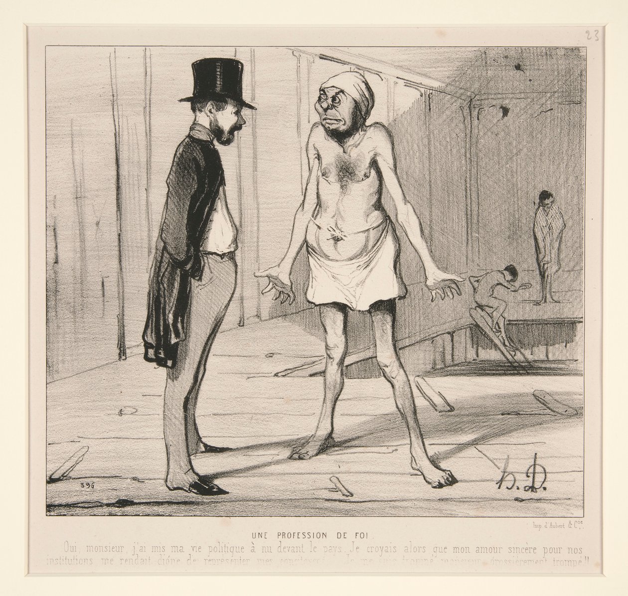 Bir inanç mesleği by Honoré Daumier