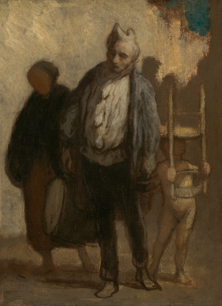 Gezici Akrobatlar by Honoré Daumier