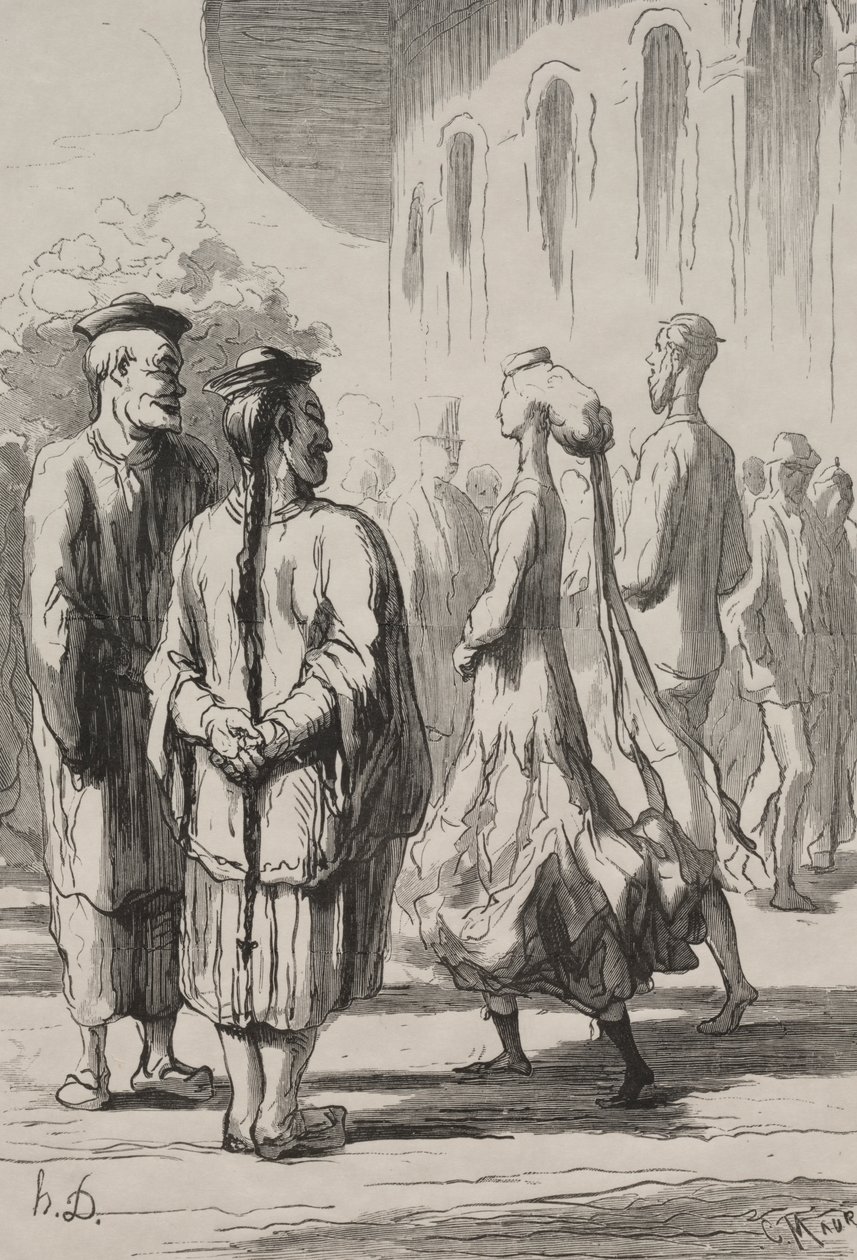 Gerçek Çinliler kimlerdir? by Honoré Daumier