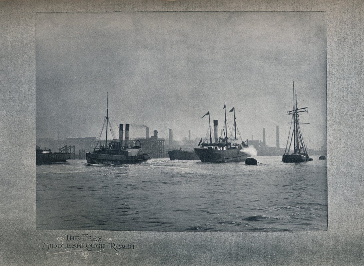 Tees, Middlesbrough Reach, 1919 by Hood and Co. Ltd
