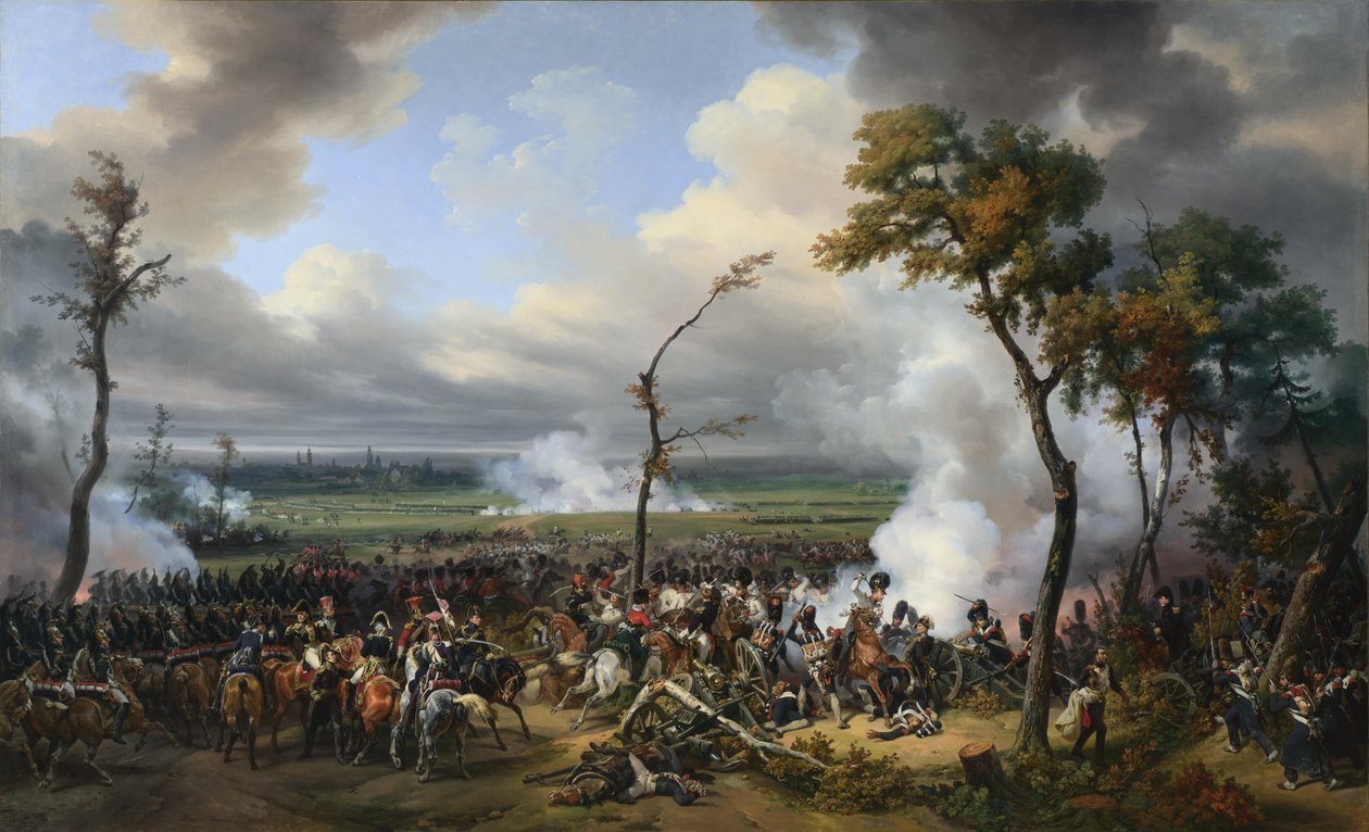Hanau Savaşı by Emile Jean Horace Vernet