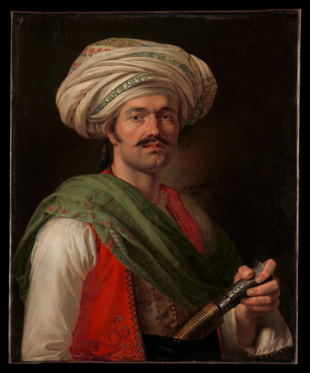 Rüstem Raza by Emile Jean Horace Vernet