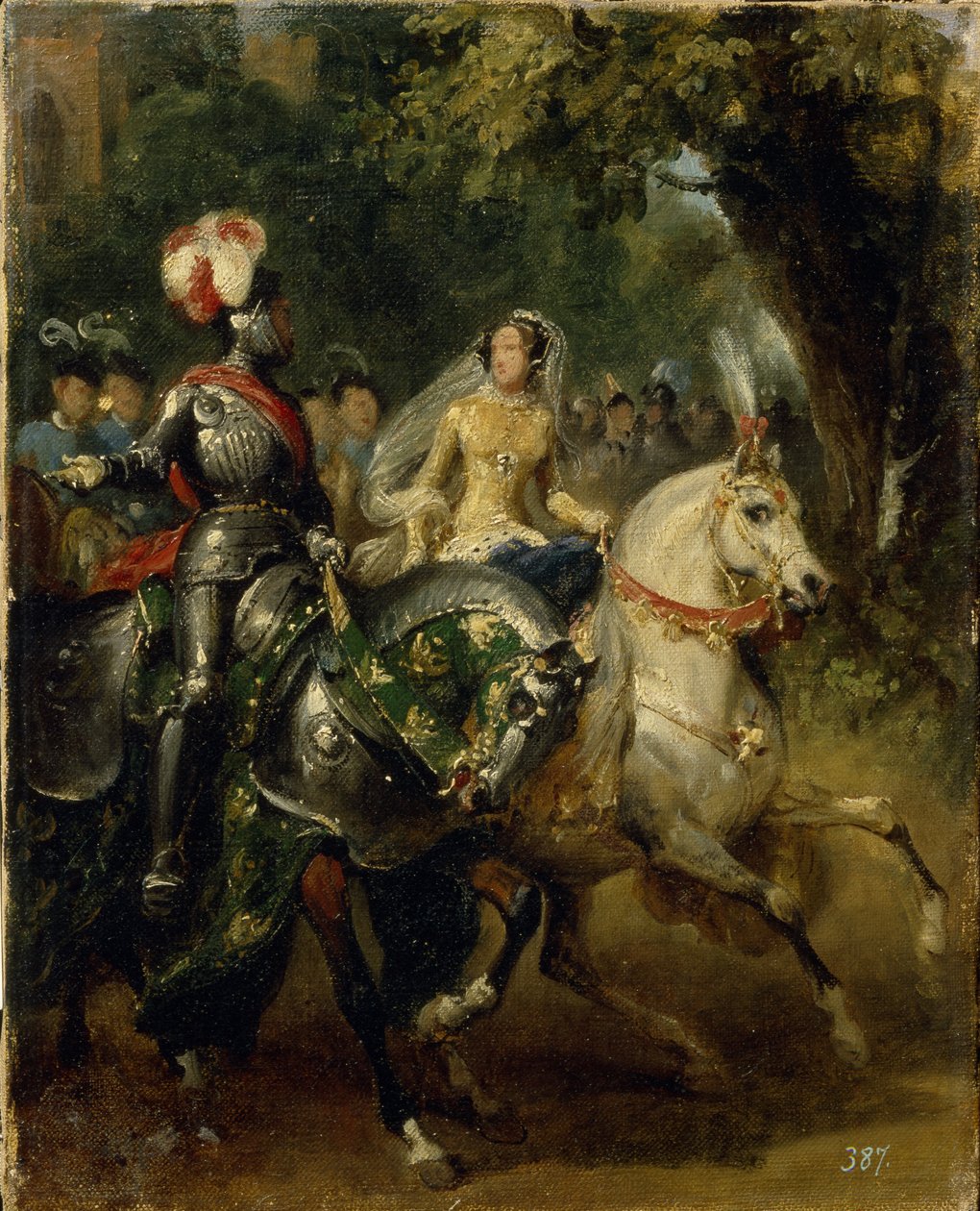 Süvari, 1842 civarı by Emile Jean Horace Vernet