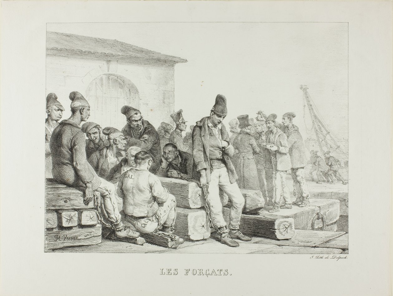 hükümlüler by Emile Jean Horace Vernet