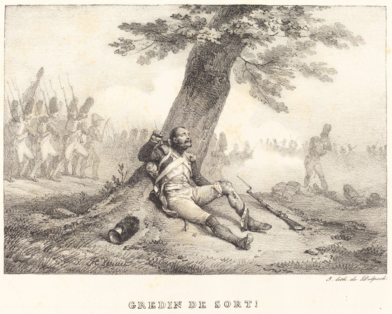 İyi şanlar! ... by Emile Jean Horace Vernet