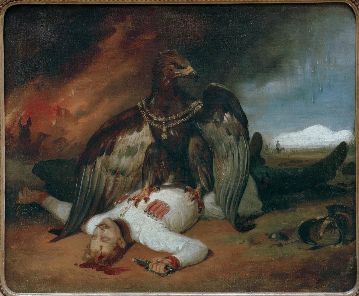 Polonyalı Prometheus by Emile Jean Horace Vernet