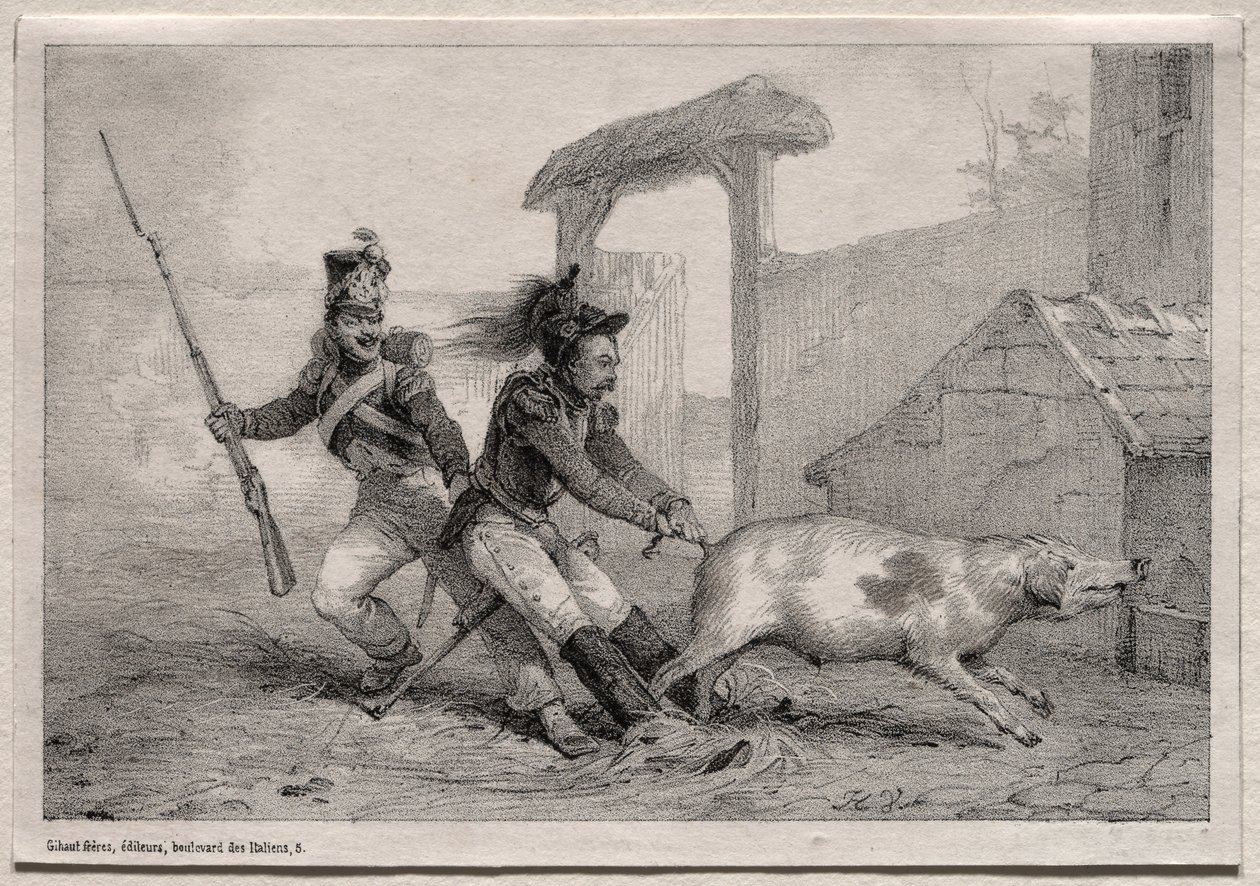 Çapulcular, Hızlı Tutun by Emile Jean Horace Vernet