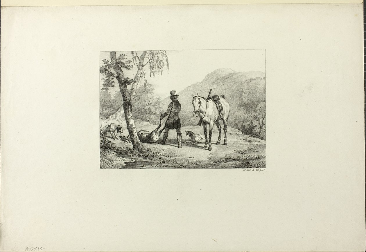 Taş ocağı by Emile Jean Horace Vernet