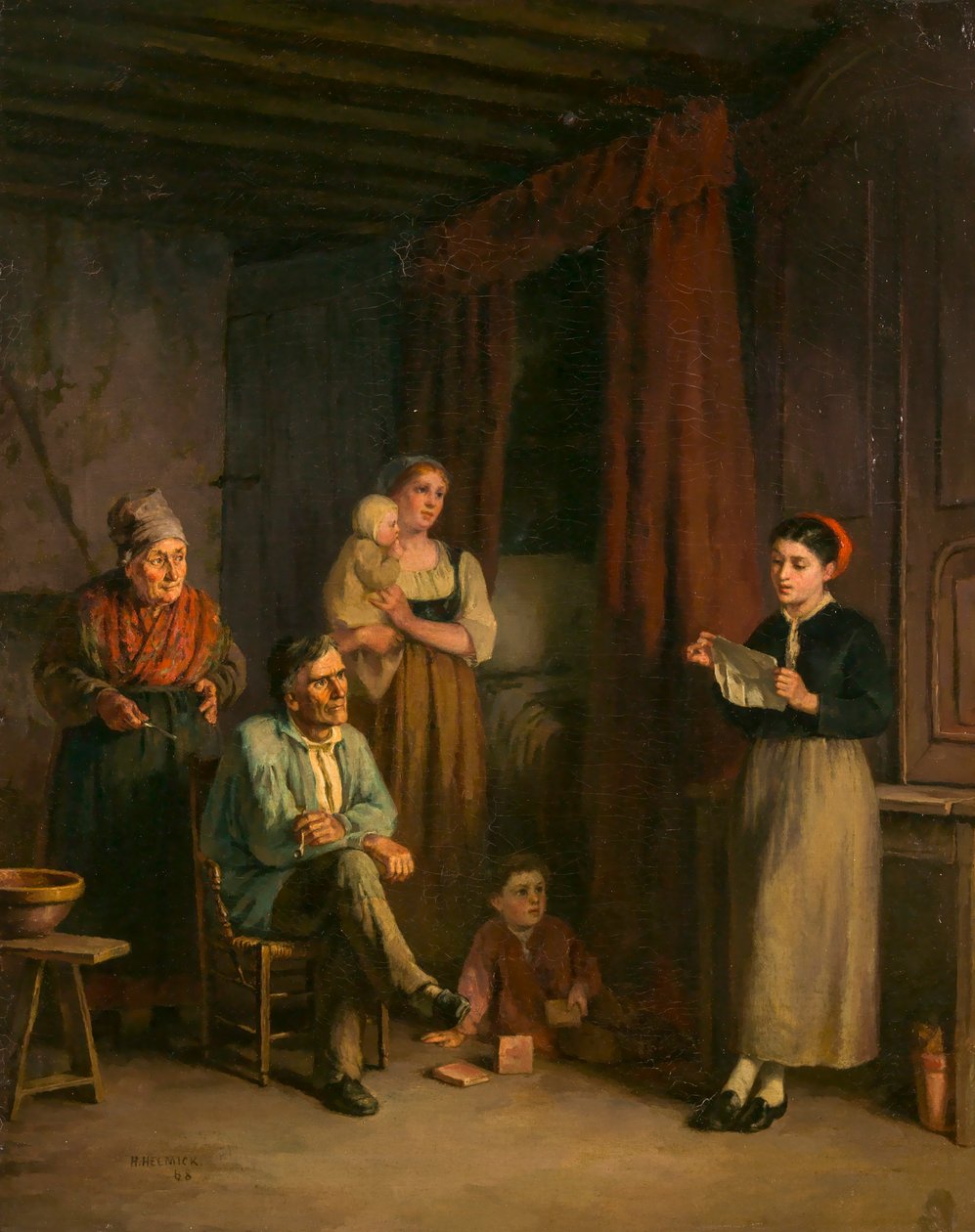 Göçmen Mektubu, 1868. by Howard Helmick