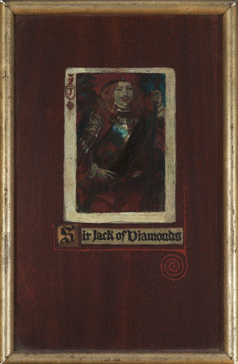 Sir Elmas Jack (panelde yağ) by Howard Pyle