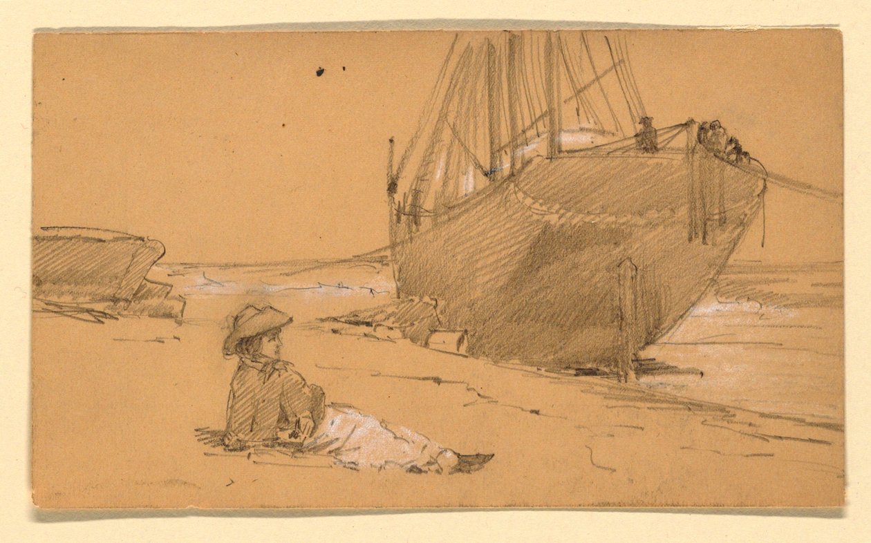 kıyıda by Howard Russell Butler