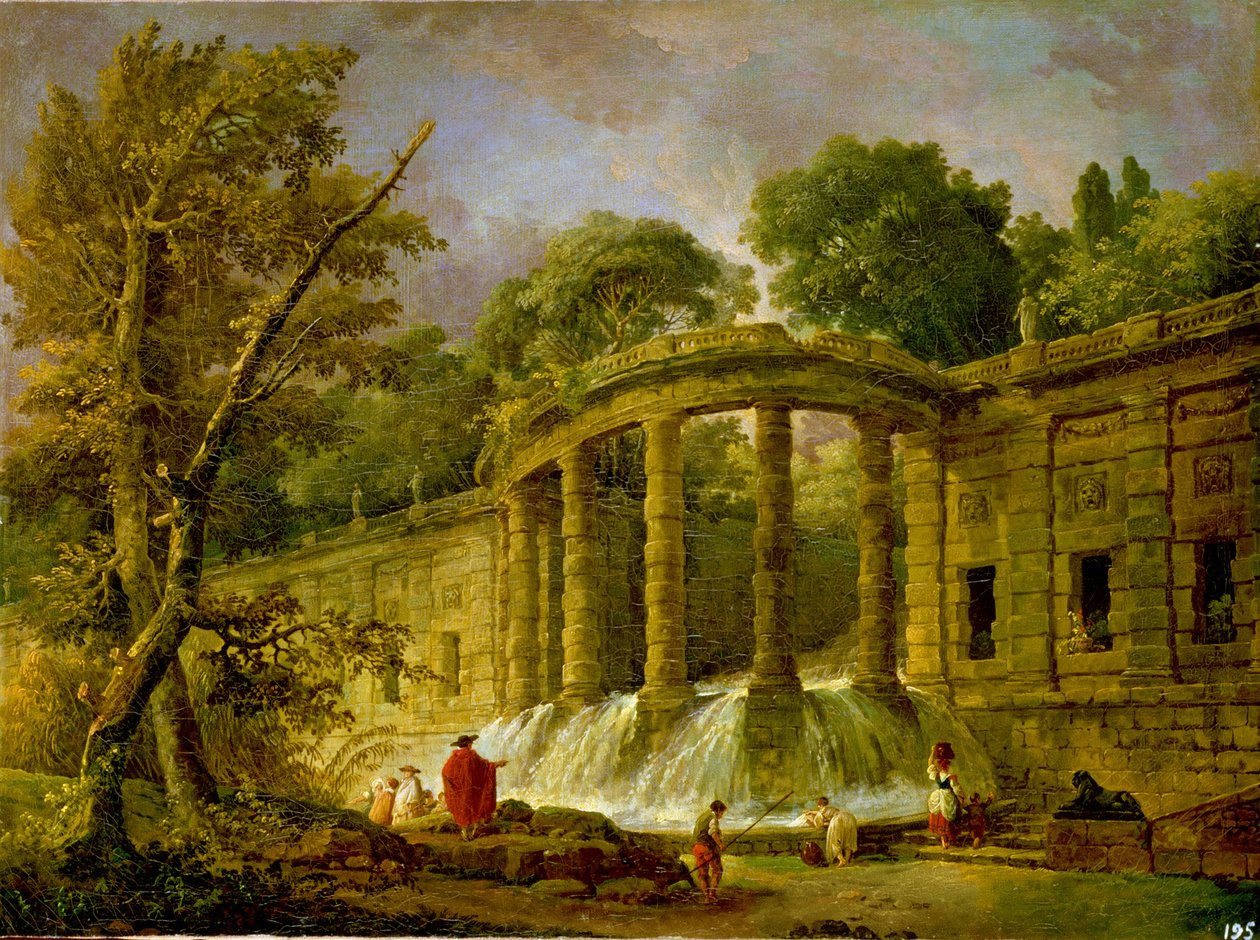 Çağlayanlı Köşk, 1760 by Hubert Robert