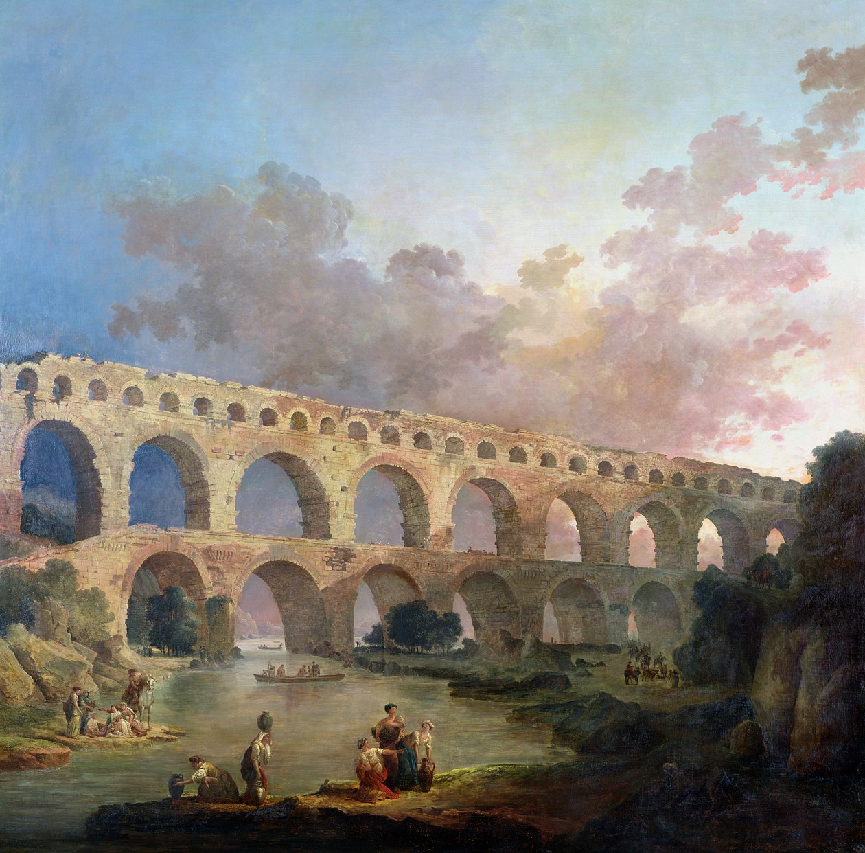 Pont du Gard, Nimes, c.1786 by Hubert Robert