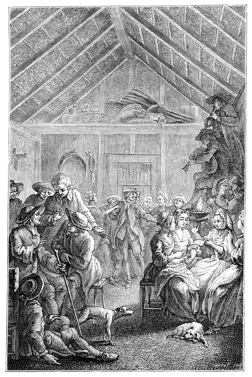 Kış Meclisi, 1885. by Hubert Francois Gravelot