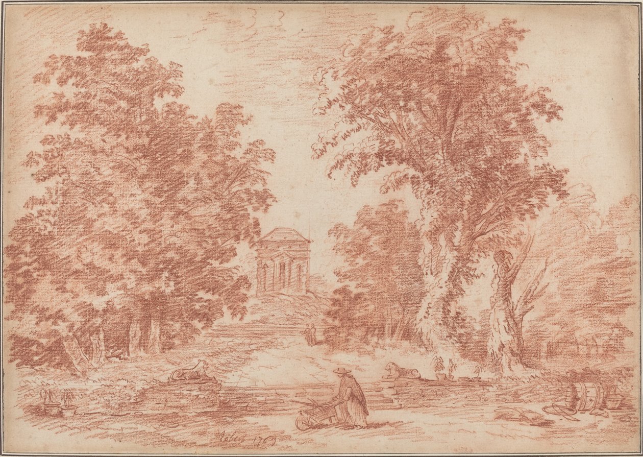 Tempiettolu İtalyan Parkı by Hubert Robert