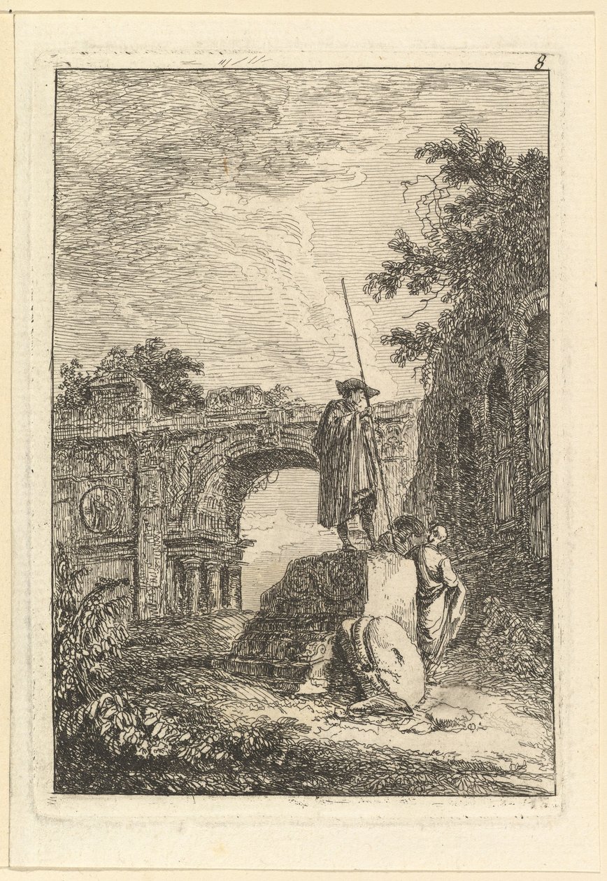 Arc de Triomphe.n.d. by Hubert Robert