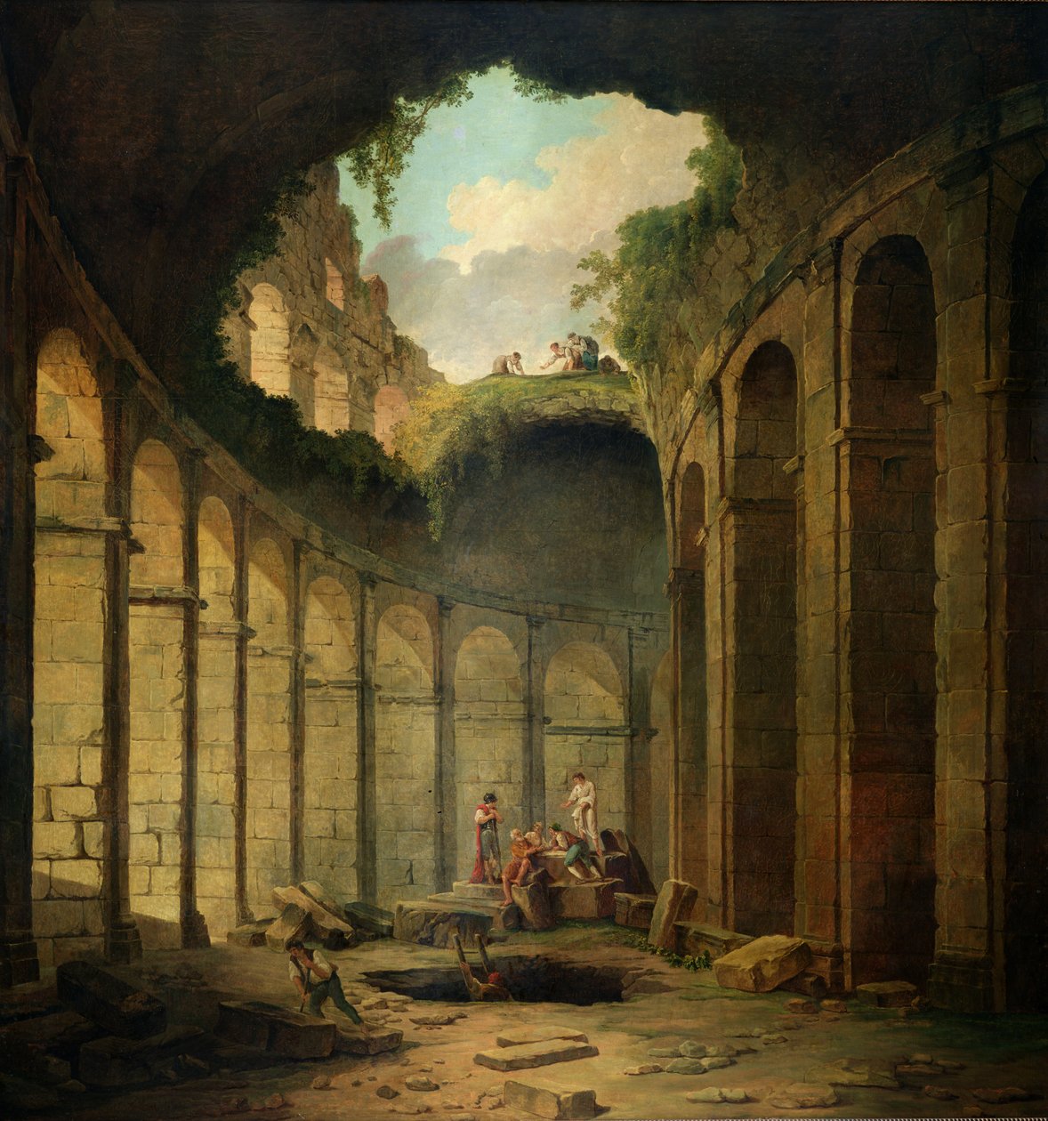 Kolezyum, Roma by Hubert Robert