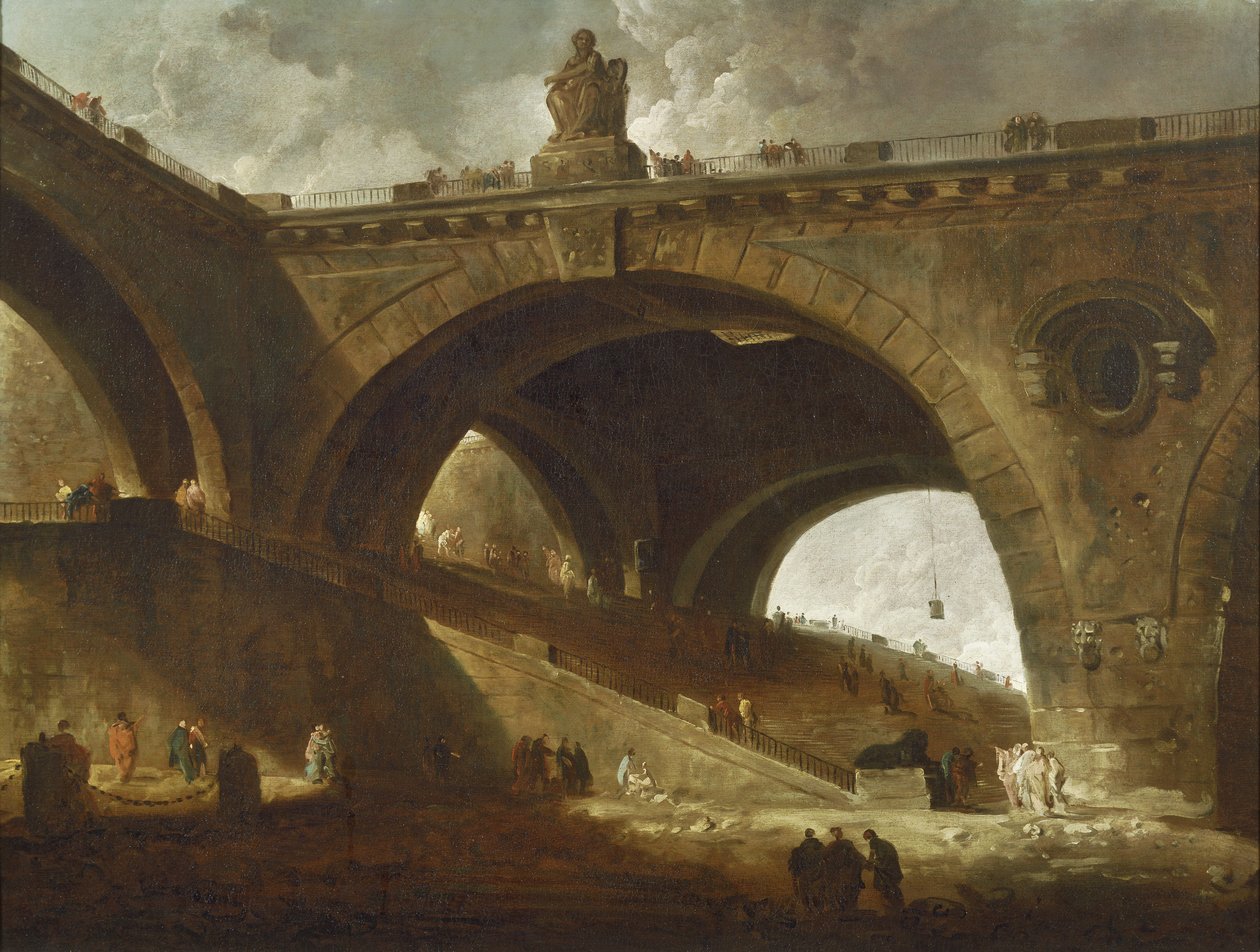Eski Köprü, c.1760 by Hubert Robert