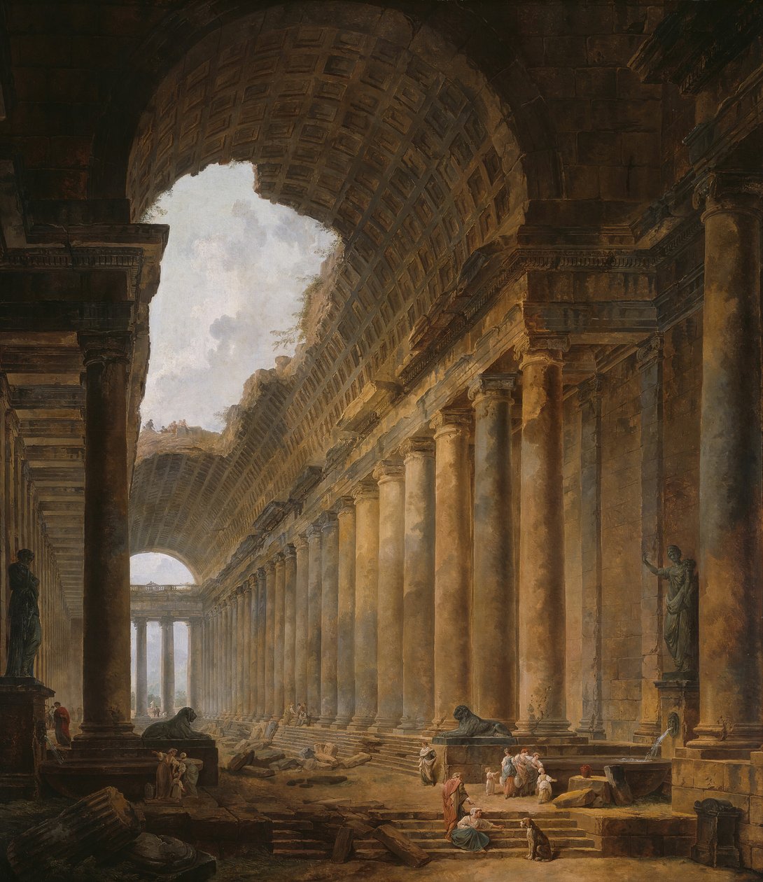 Eski Tapınak, 178788. by Hubert Robert