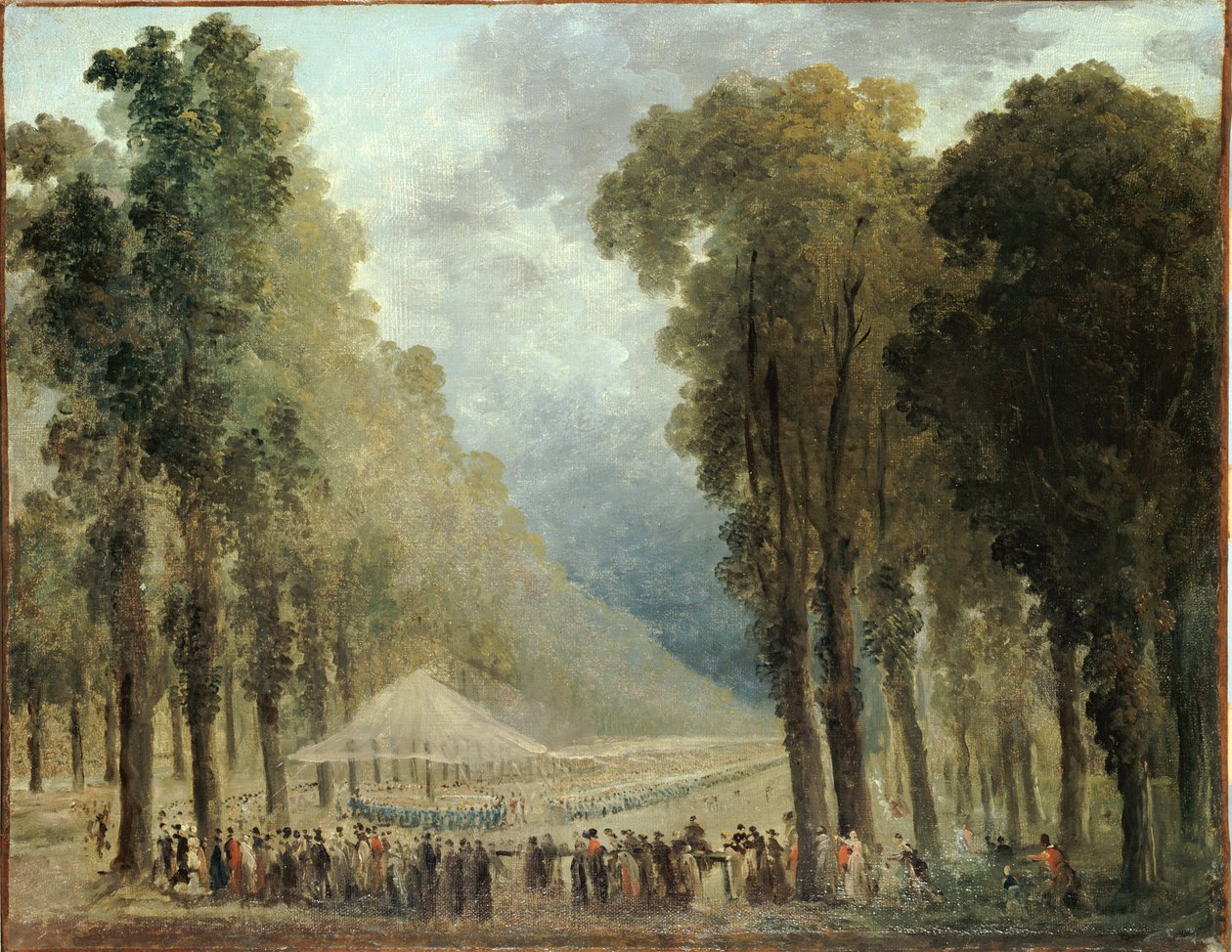Askerler Ziyafeti by Hubert Robert