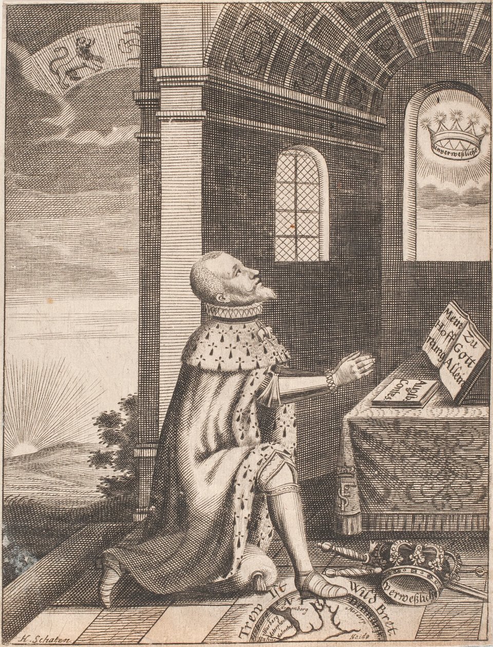 Kral II. Frederik by Hubert Schaten