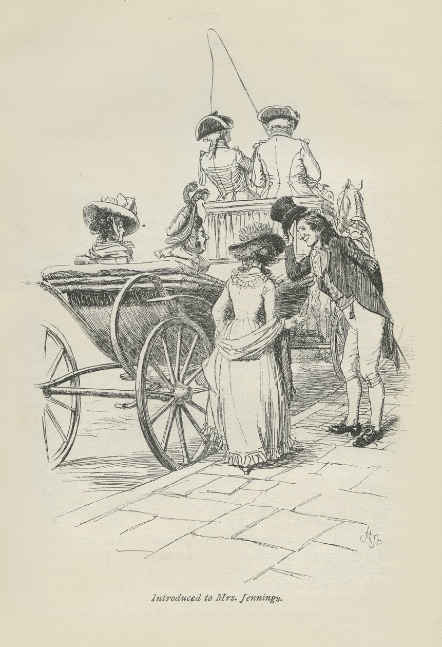 Bayan Jennings ile tanıştırıldı, 1896 by Hugh Thomson