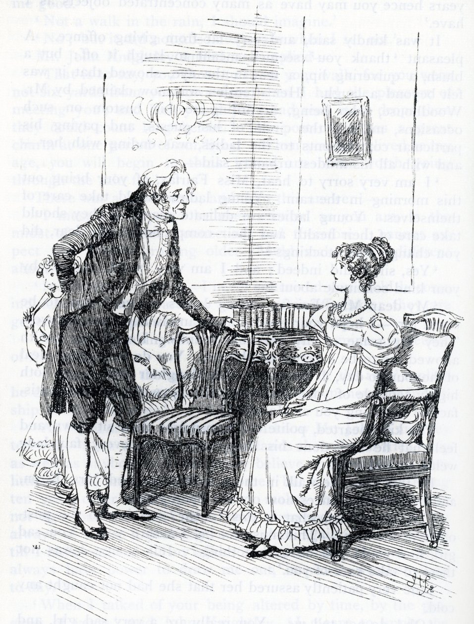 "Jane fairfax" (illüstrasyon) by Hugh Thomson