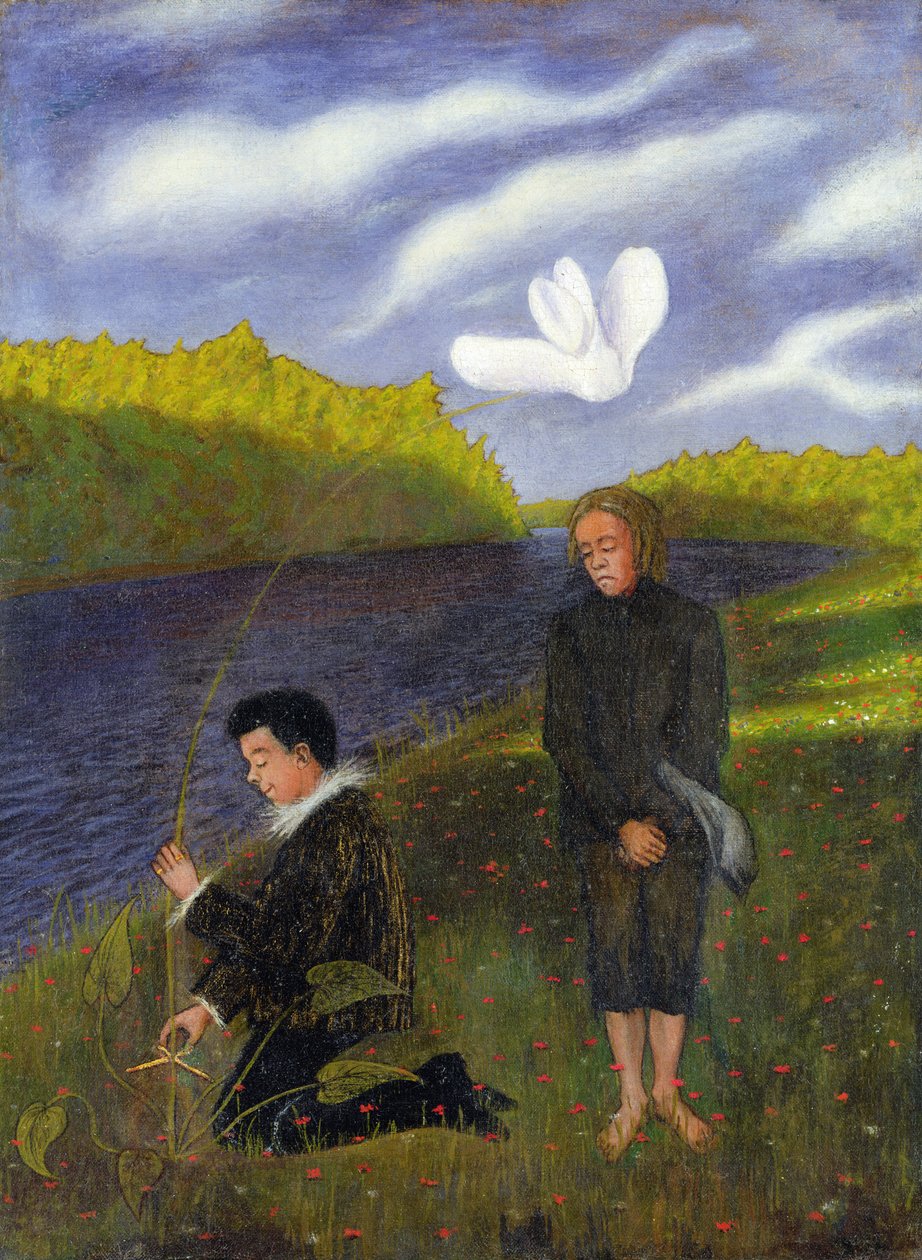 harika çiçek by Hugo Simberg