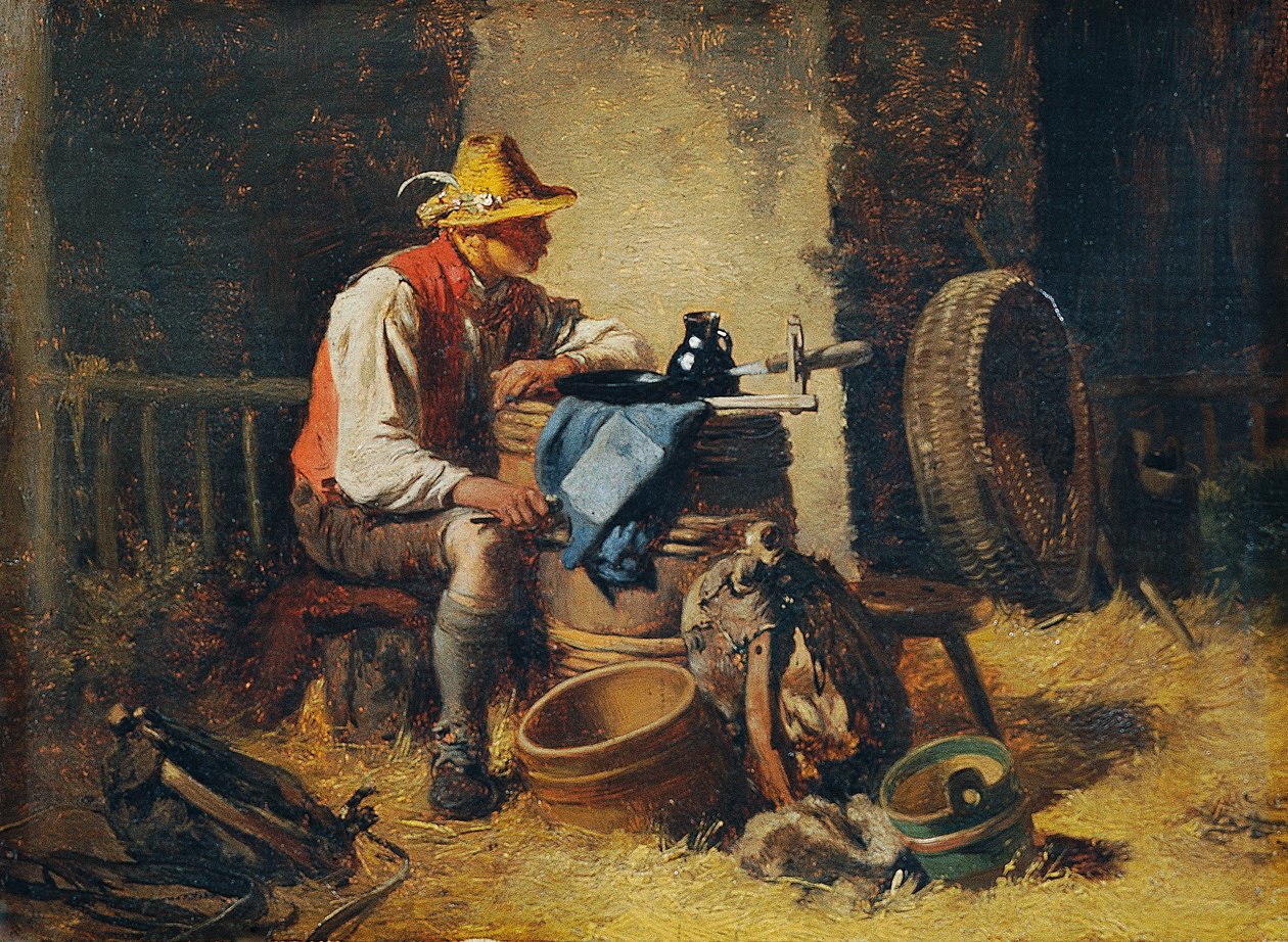 Ahırda by Hugo Kauffmann