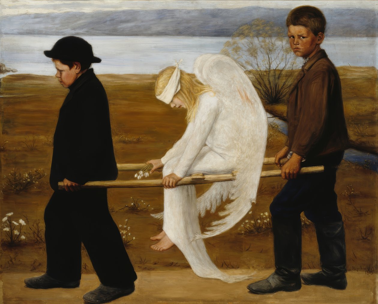 yaralı melek by Hugo Simberg