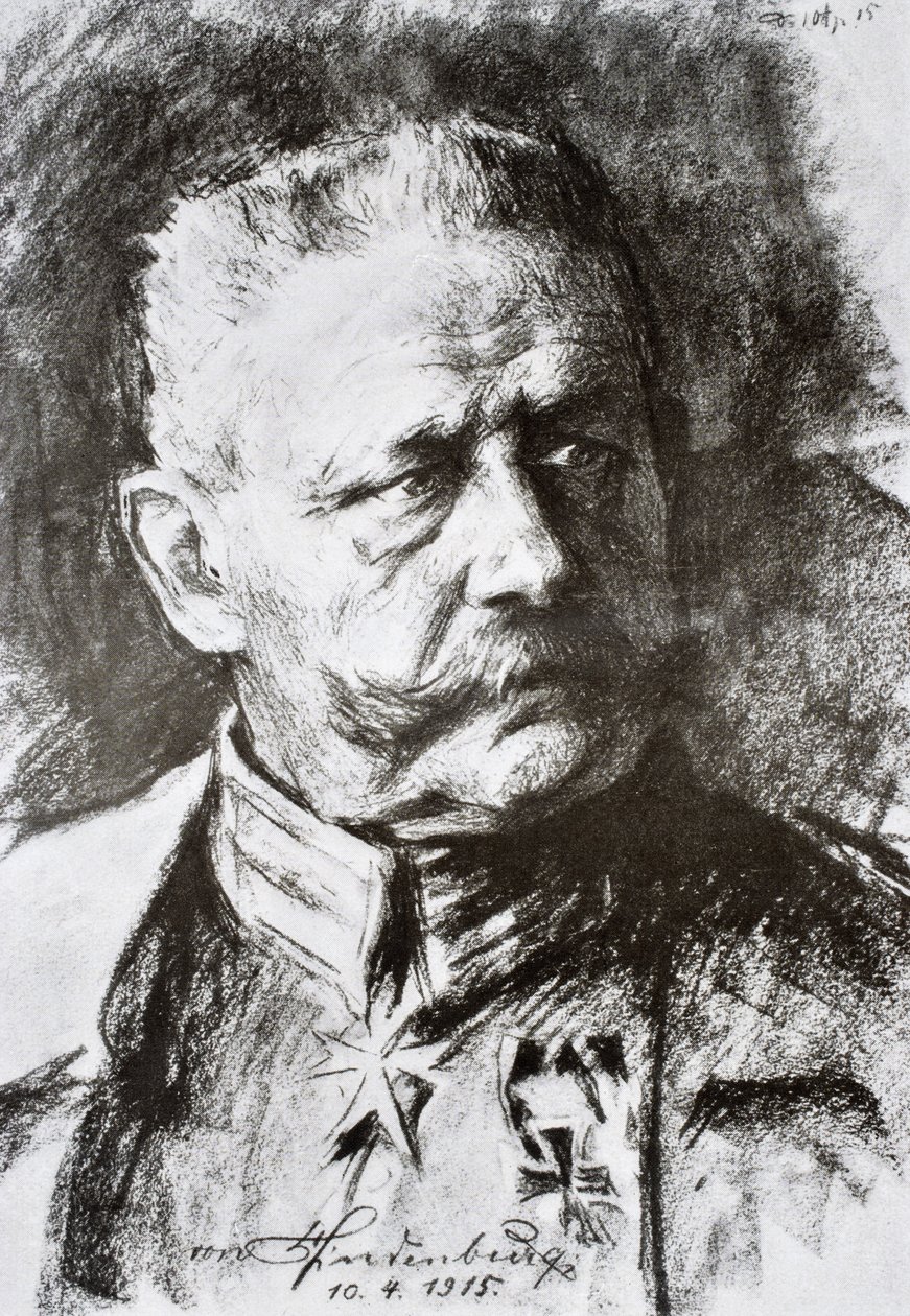 ಜನರಲ್ ಪಾಲ್ ವಾನ್ ಹಿಂಡೆನ್ಬರ್ಗ್ ಟರ್ಕ್ by Hugo Vogel