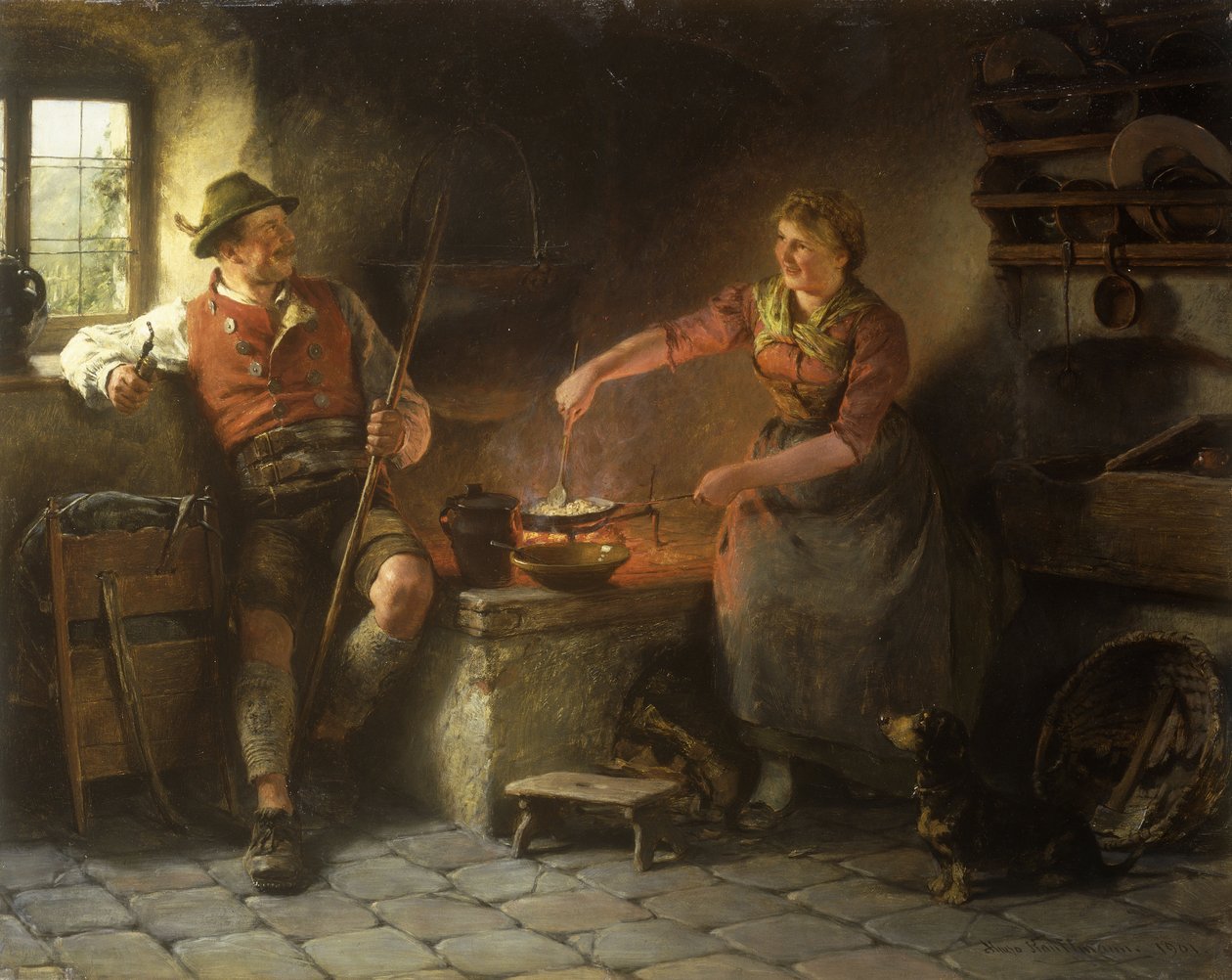 Mutfakta, 1901 by Hugo Wilhelm Kauffman