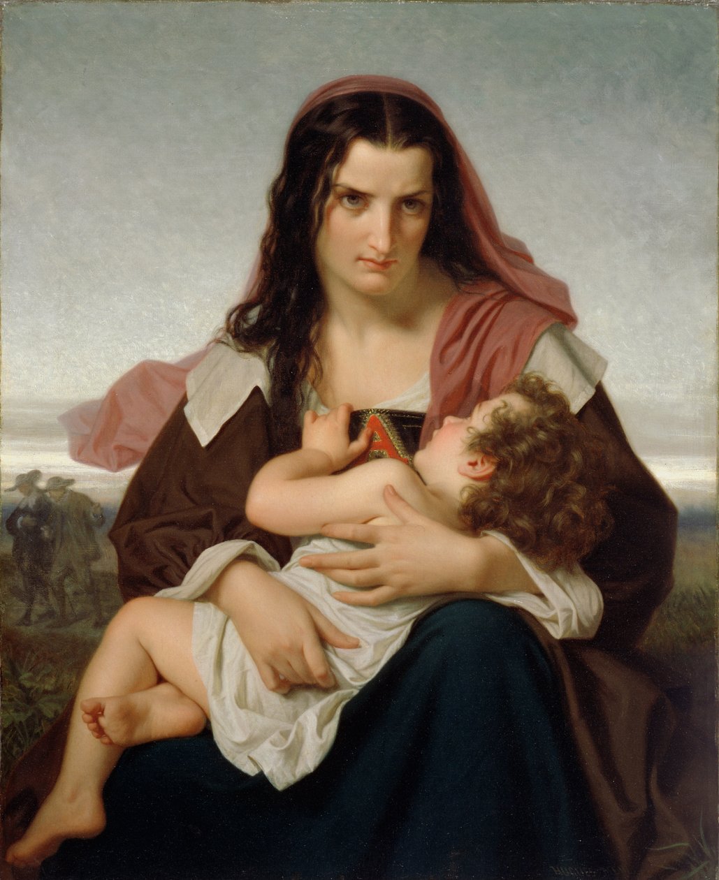 Kızıl Mektup, 1861 by Hugues Merle