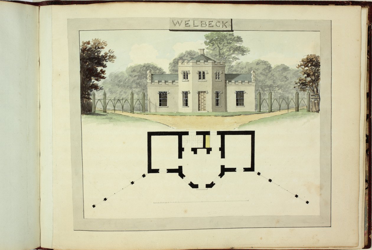 Kırmızı Kitap: Welbeck by Humphry Repton