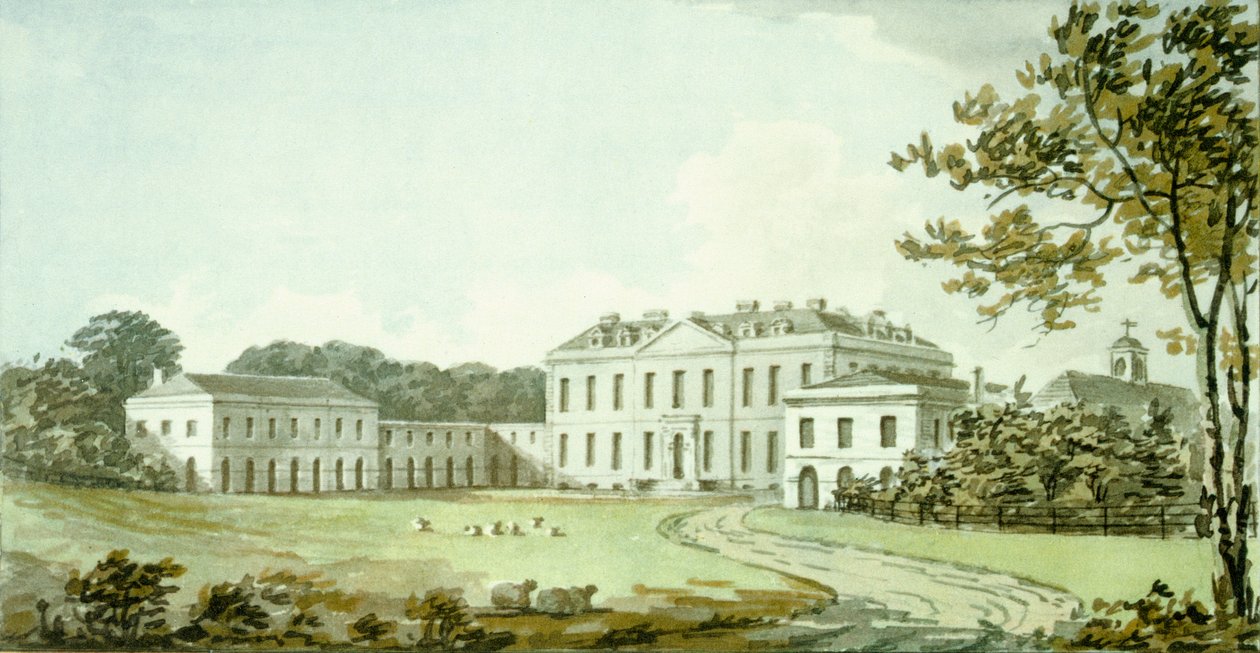 Sheringham Hall için Kırmızı Kitap, c.1812 by Humphry Repton