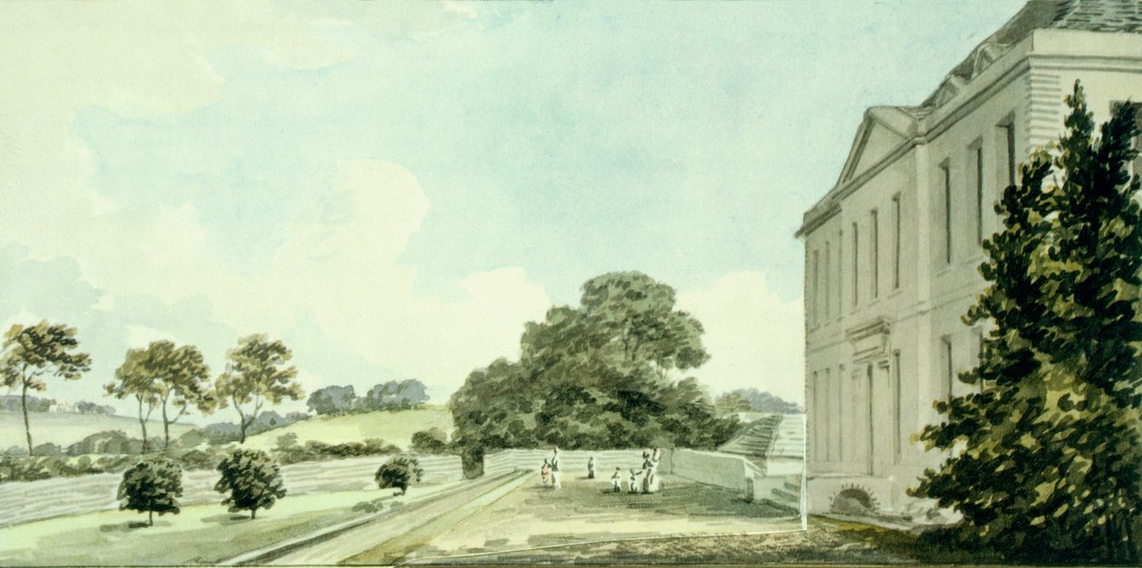 Sheringham Hall için Kırmızı Kitap, c.1812 by Humphry Repton